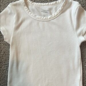 American Eagle Outfitters White Short Sleeve Tee